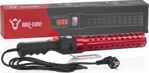 BBQ-Toro Accenditore elettrico per barbecue IGGI Rosso/Nero, 2000 W, 650 °C, accenditore elettrico per carbone