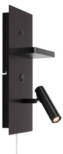 Markslöjd Applique da parete a LED Carica, Nero, Soggiorno / Sala da pranzo, Metallo, Moderno, Applique a LED