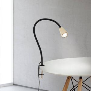 ORION Lampada con morsetto Dotty, Crema / Ambra, Soggiorno / Sala da pranzo, Metallo, Moderno, Lampada con morsetto