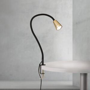 ORION Lampada con morsetto Dotty, Ottone / Oro, Soggiorno / Sala da pranzo, Metallo, Moderno, Lampada con morsetto