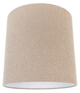 Paralume in tessuto beige con tessuto Teddy 40/40/40