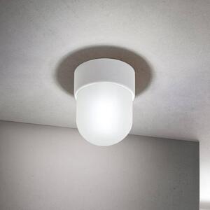 ORION Plafoniera soffitto Ostia, dimmerabile, Bianco / Opale, Corridoio, Vetro, Plafoniera