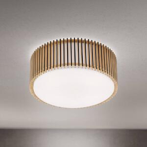ORION Plafoniera soffitto Tarta, dimmerabile, Legno chiaro, Soggiorno / Sala da pranzo, Legno, Plafoniera