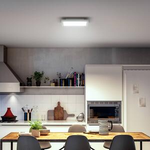 Philips Hue Plafoniera smart Aurelle, dimmerabile, Bianco / Opale, Soggiorno / Sala da pranzo, Alluminio, Moderno