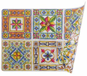 Tovaglietta rettangolare Costiera In plastica (PP) Double face Decoro mediterraneo Misure: l. 45 x p. 30 x h. 0,2 cm Pulire con un panno umido Colore: multicolor