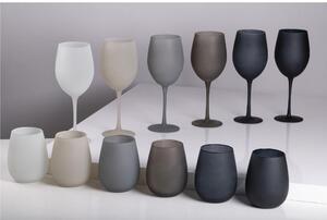 Set 6 bicchieri acqua Happy Hour Stones In vetro Effetto ghiaccio � 7 x h. 11 cm Lavaggio a mano 600 ml La confezione si compone di 6 bicchieri in 6 diverse sfumature color grigio