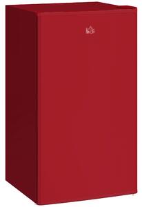 Frigorifero Piccolo 91L MonoPorta Reversibile con Congelatore e Temperatura Regolabile Rosso