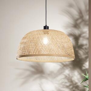 Luce Ambiente Design Lampada a sospensione Bamboo, dimmerabile, Marrone / Ruggine, Soggiorno / Sala da pranzo, bambù, Lampada a sospensione
