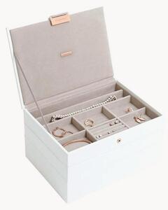 Portagioie Classic White & Rose Gold, set da 3