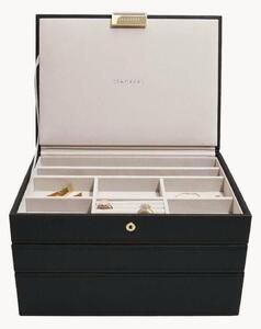 Set di 3 portagioie neri Classic Black