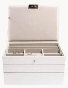 Set di 3 portagioie Classic White
