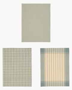 Set di 3 strofinacci in cotone Campagne