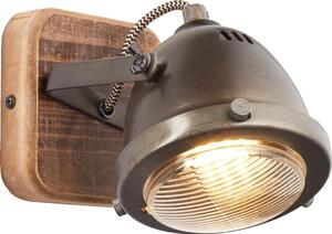 Brilliant - Faretto da parete CARMEN WOOD 1xGU10/5W/230V eucalipto