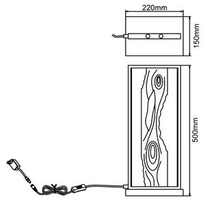 Brilliant - lampada da tavolo LED CHAUMONT LED/10W/230V pino