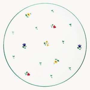 Piatto piano fatto a mano Streublumen