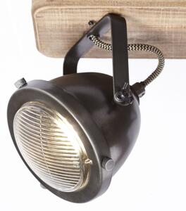 Brilliant - Faretto CARMEN WOOD 2xGU10/5W/230V eucalipto