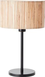 Brilliant - Lampada da tavolo WIMEA 1xE27/52W/230V nera/beige