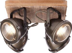Brilliant - Faretto CARMEN WOOD 4xGU10/5W/230V eucalipto