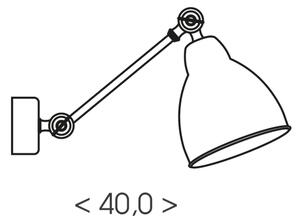 Brilagi - Lampada da parete QUILL 1xE27/40W/230V 40 cm beige