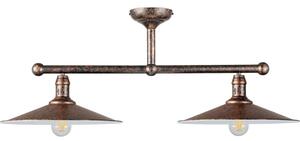 Brilagi - Lampadario a stelo FORGE 2xE27/60W/230V patina/oro/nero