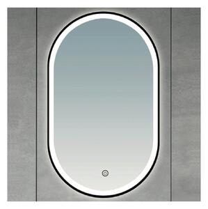 Brilagi-LED Specchio da bagno CANZO LED/25W/230V 50x80 cm nero IP44 CRI 90 dimmerabile + CCT