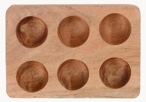 Portauova in legno di acacia Dalbert