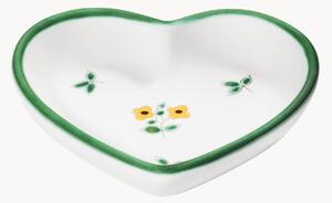 Piatto a forma di cuore fatto a mano Streublumen
