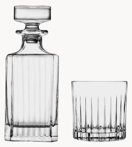 Set decanter e bicchieri da whisky in cristallo Timeless 7 pz