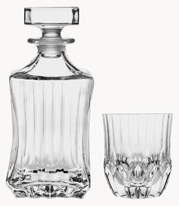 Set decanter e bicchieri da whisky in cristallo Adagio 7 pz