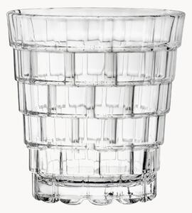 Set di 6 bicchieri in cristallo Stack