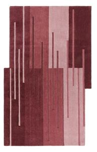 Tappeto in lana bordeaux tessuto a mano 150x240 cm Split Ombre Shaped - Flair Rugs