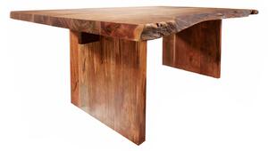 FREEFORM #112 Tavolo da pranzo in legno di acacia - laccato / noce 150x100x78