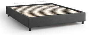 Base Letto Contenitore LIONE Grigio scuro 160x195 cm