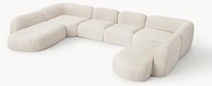 Divano componibile XL in bouclé Wolke