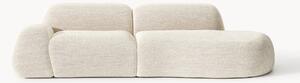 Chaise longue componibile 3 posti in bouclé Wolke