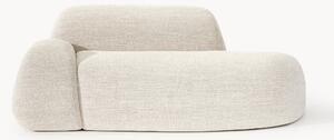 Divano 2 posti in bouclé con chaise longue Wolke