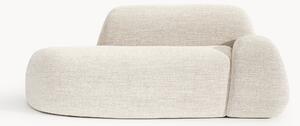 Divano 2 posti in bouclé con chaise longue Wolke