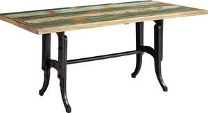 Tavolo da pranzo in legno di Legno riciclato 180x90x76 multicolore laccato INDUSTRIAL #61