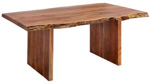 FREEFORM #200 Tavolo allungabile in legno di acacia - laccato / noce 180-240x110x78
