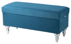 Pouf contenitore TURQUOISE