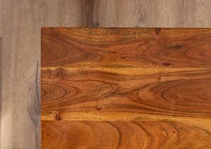 OXFORD #11 Panca in legno di acacia - laccato / miele 80x35x45