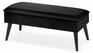 Pouf contenitore RETRO Black