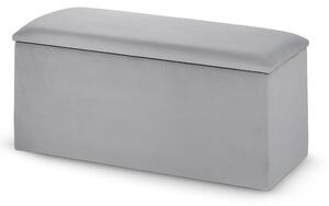 Pouf con ampio vano contenitore - Blanca