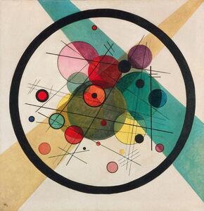 Riproduzione Circles in a Circle, Wassily Kandinsky