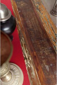 Tavolo da pranzo in legno di Legno riciclato 150x80x76 multicolore laccato FABLE #07