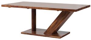 Tavolo da pranzo in legno di Sheesham / palissandro 198x100x76 noce laccato DUKE #133