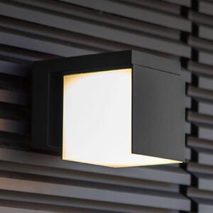 LUTEC Applique LED da esterni Cuba, 1 luce, nero, 3.000K