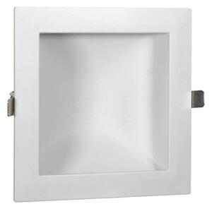 Faro LED da incasso Quadrato Luce INDIRETTA 20W Foro 155x155mm Colore Bianco Caldo 3.000K
