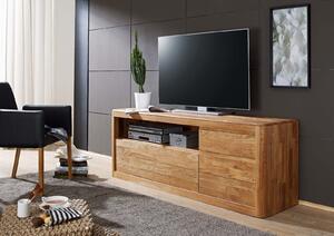 Mobile TV in legno di Quercia Selvatica 165x48x63 quercia naturale oliato LINZ #111