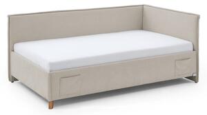 Letto per bambini beige con contenitore 120x200 cm Fun - Meise Möbel